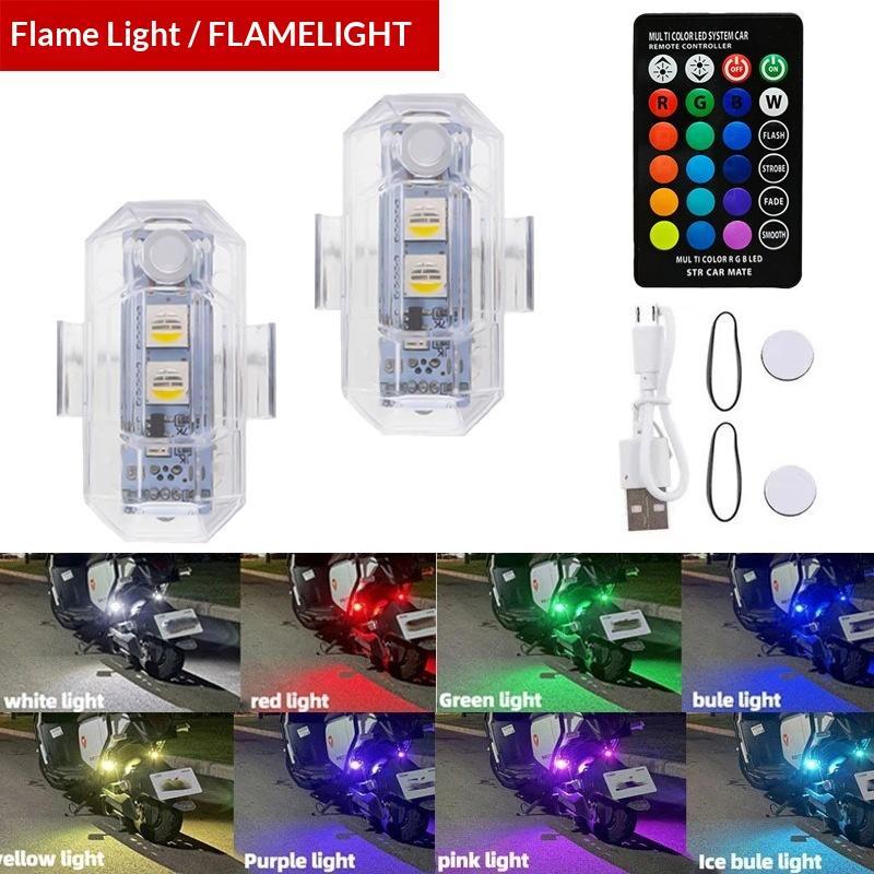 Drone Strobe Light - Feux d'avertissement LED RGB pour moto,