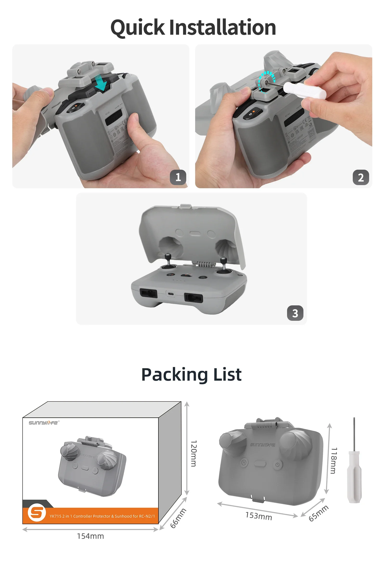 Protecteur de contrôleur 2 en  - Drone Controller Hood avis et prix