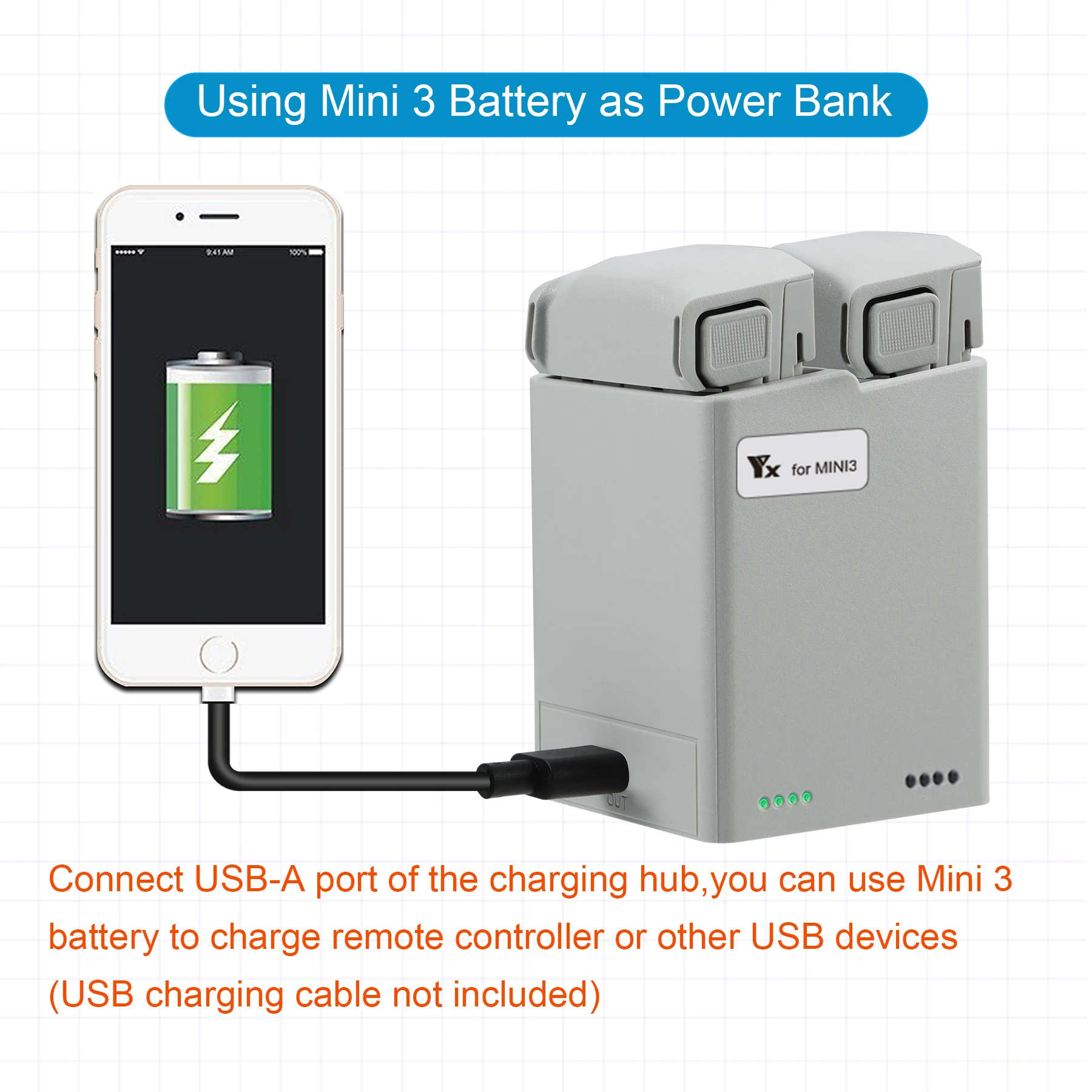 Hub de chargeur pour Drone DJI - Drone Charging Hub avis et prix